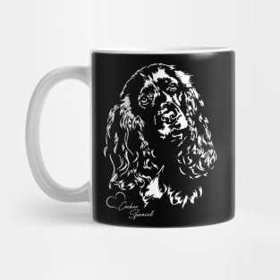 Funny Proud English Cocker Spaniel dog portrait Mug